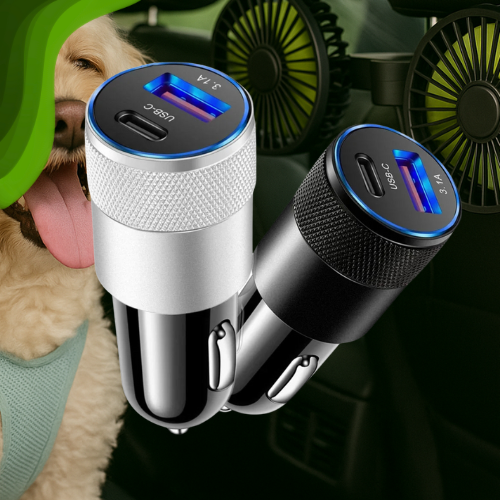 Car cigarette lighter USB adapter